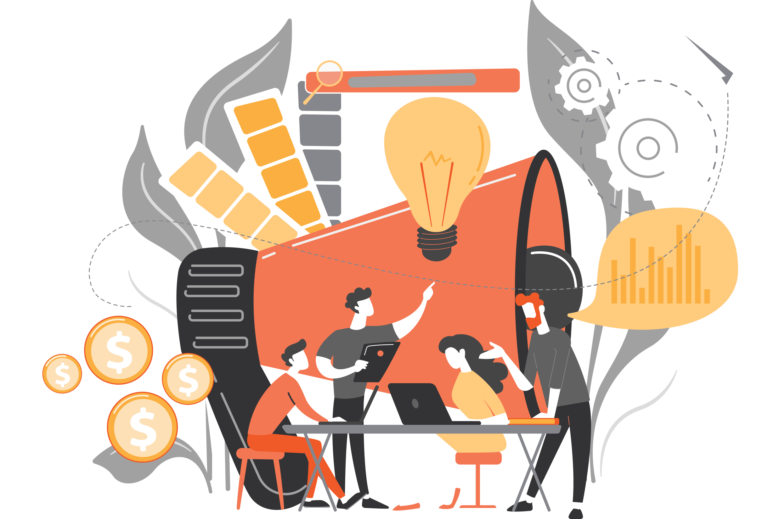 Digital Marketing Illustration